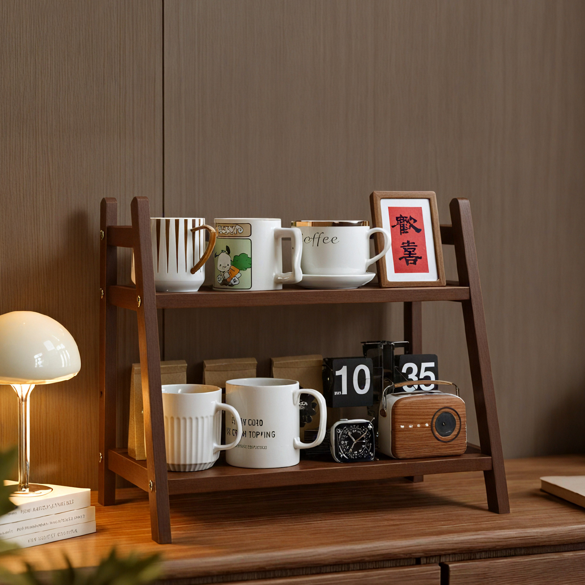 实木杯架杯子收纳置物架桌面咖啡杯茶杯杯具台面餐边柜水杯放置架,家庭/个人清洁工具,杯架,淘宝优惠券,粉丝福利购,淘宝优惠卷