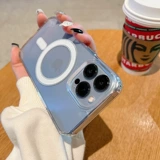 Apple, прозрачный акриловый совместимый iphone 13, iPhone 12, беспроводной чехол для телефона, магнитный защитный чехол, iPhone14 Pro, 13promax, защита при падении, 8plus