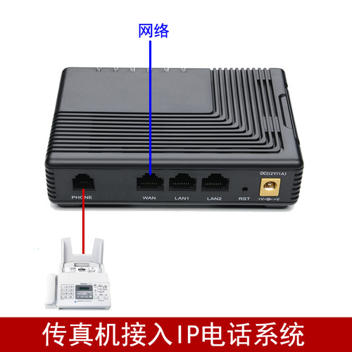 IP电话网关单口FXS模拟适配器ATA