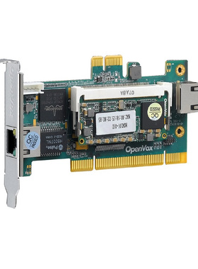 OpenVOX V100转码卡编码转换处理板卡2U PCI PCI-E解码G.723 G.729语音电话压缩解压
