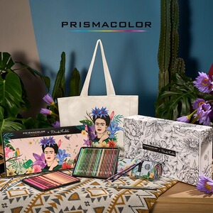 霹雳马油性彩铅弗里达限定联名款150支Frida Kahlo艺术家级铅笔美术绘画初学者彩色铅笔套装美国培斯玛