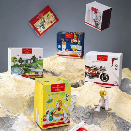 德国辉柏嘉马克笔30色40色60色80色彩色双头马克笔美术生绘画专用套装学生绘画笔幼儿园水彩儿童油性彩笔全套