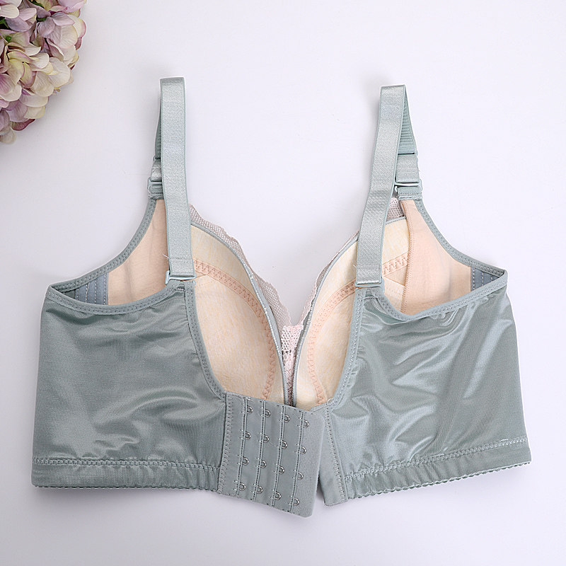 调整型新夏季超薄杯文胸薄款大码透气聚拢无钢圈无海绵女士文胸罩