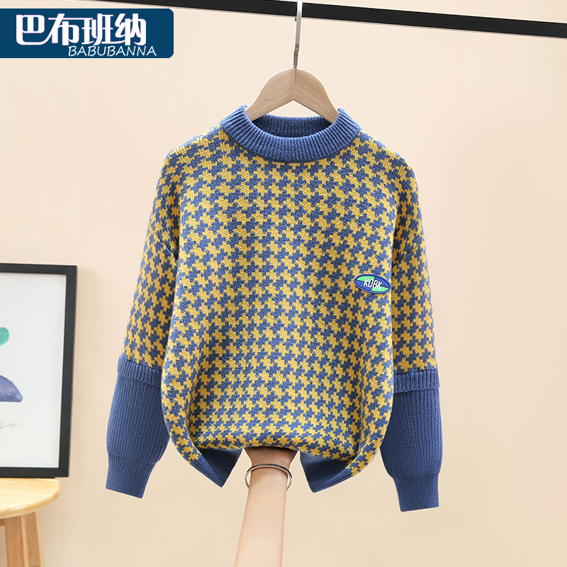 男童毛衣2025新款秋冬套头