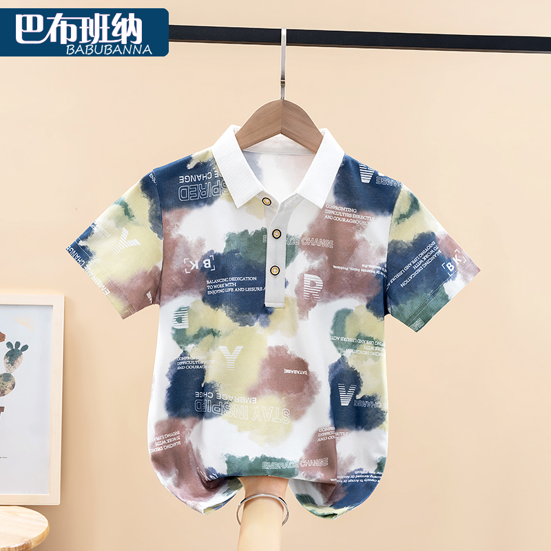 儿童短袖t恤夏季POLO衫