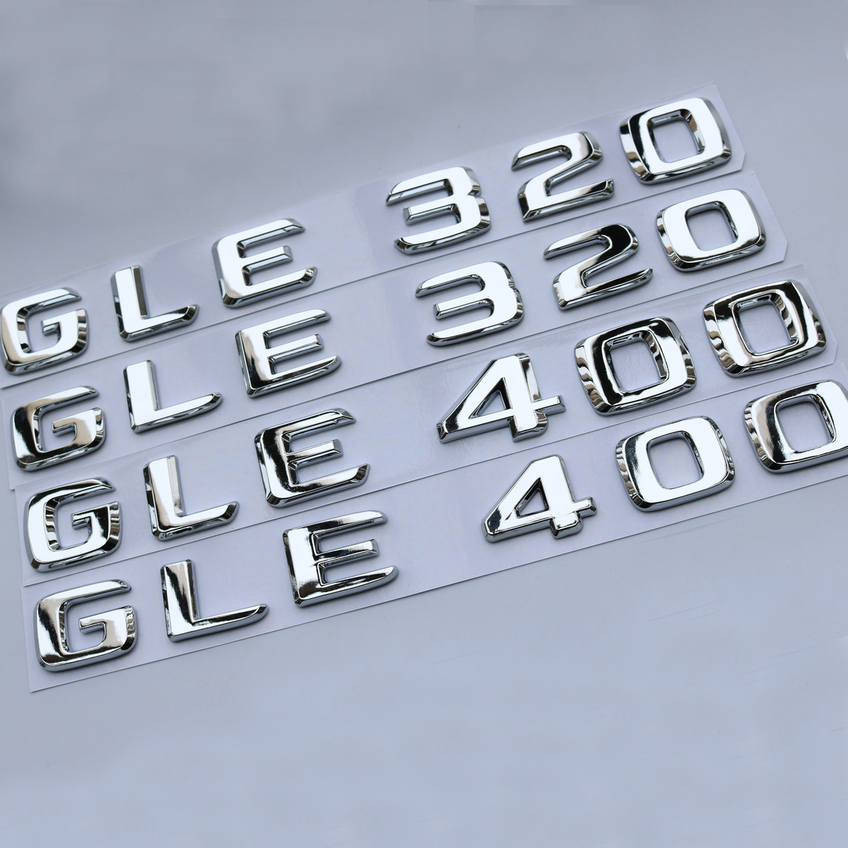 车标GLE320 GLE350 GLE400 GLE450改装字母后尾箱数字车贴标