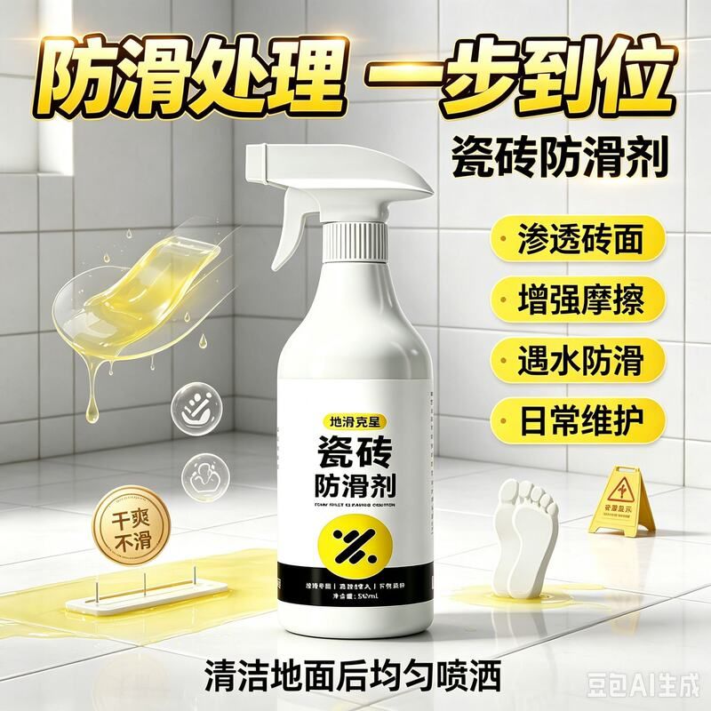 解决卫生间防滑液止滑剂地板瓷砖
