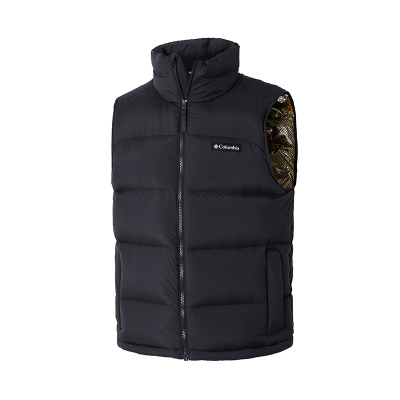 Columbia哥伦比亚外套男金点热能拒水700蓬鹅绒羽绒马甲WE4939