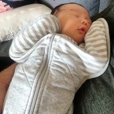 澳洲原单冬款薄夹棉防惊跳睡袋