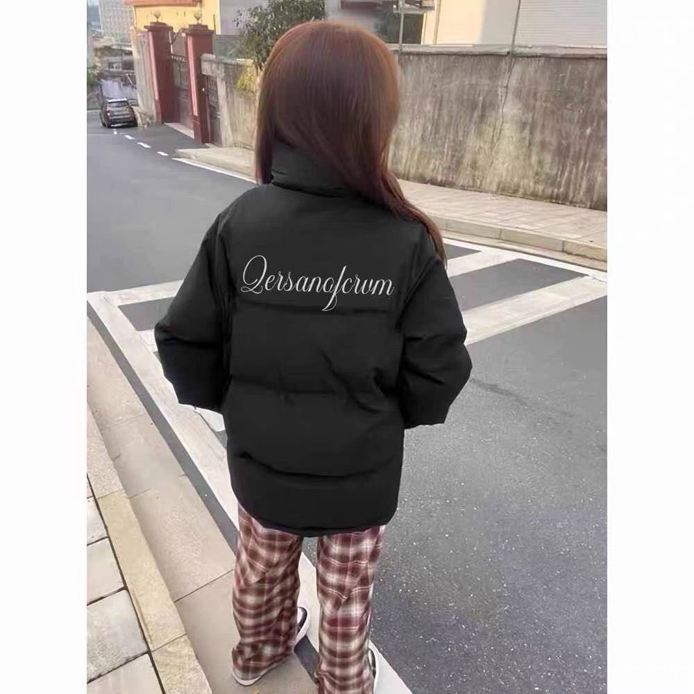 时尚休闲羽绒棉服女款冬季新款面包服宽松百搭不臃肿街头棉袄外套