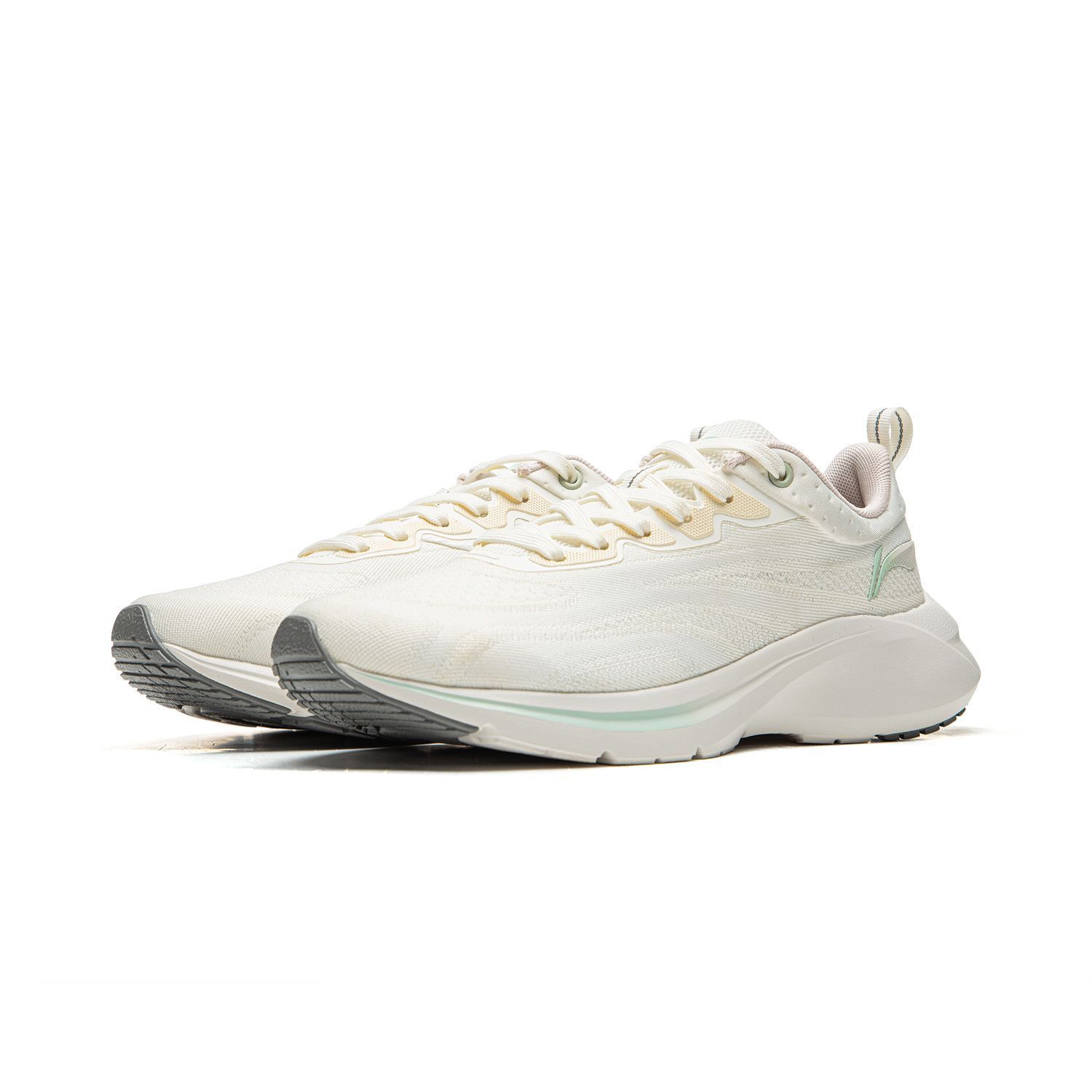 李宁新款云雀女子反光轻盈简约超软缓震回弹运动慢跑鞋ARSU064