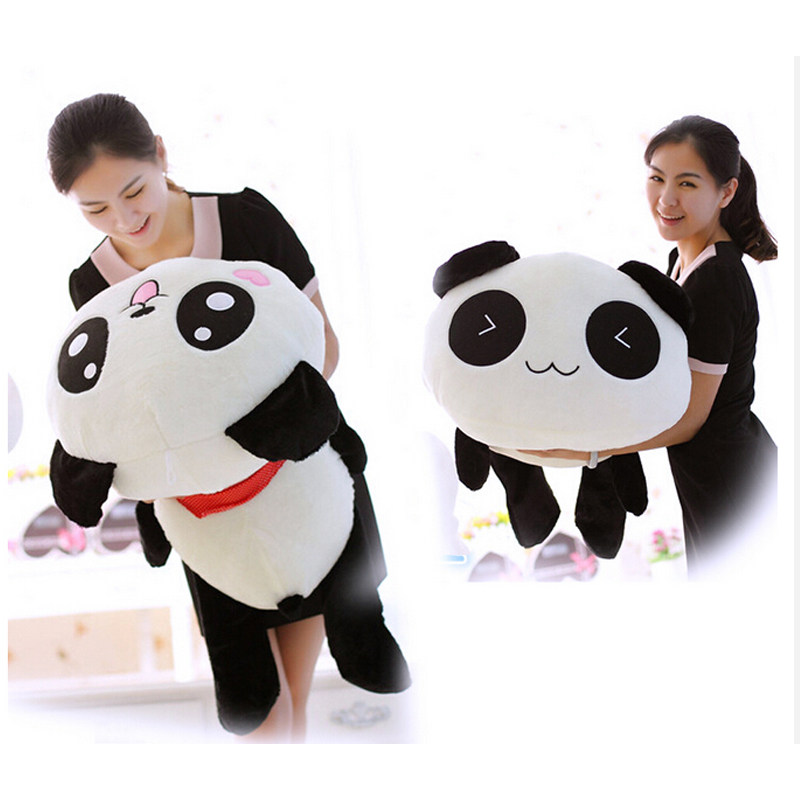 45cm/55cm cute cartoon panda plush toys smile panda pillow