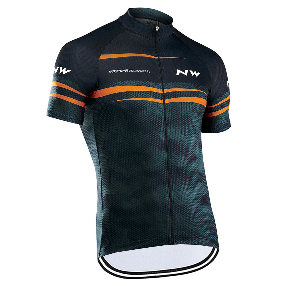 Breathable Men Cycling  Jersey Summer Short Sleeve MTB Bike