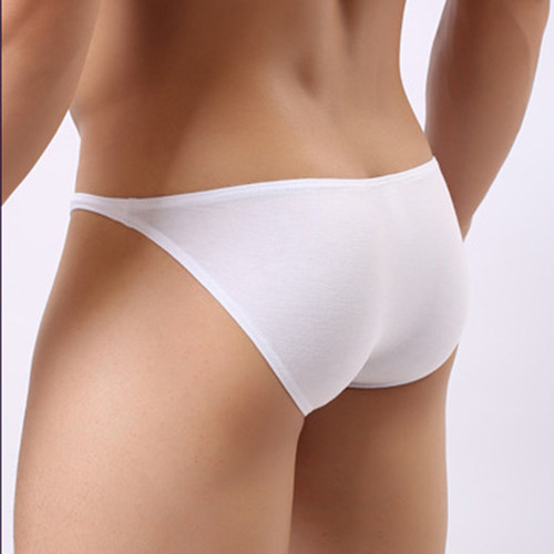 Cotton men's underwear briefs sexy solid color jockstrap me