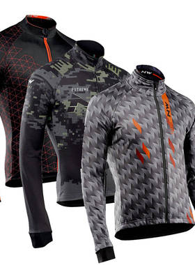 NW 2019 Northwave Men's Cycling Jersey Long Sleeve Autumn B
