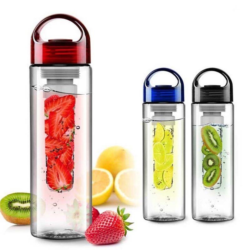 New Hot Sell 700ml BPA Free Fruit Infuser Juice Shaker Spor