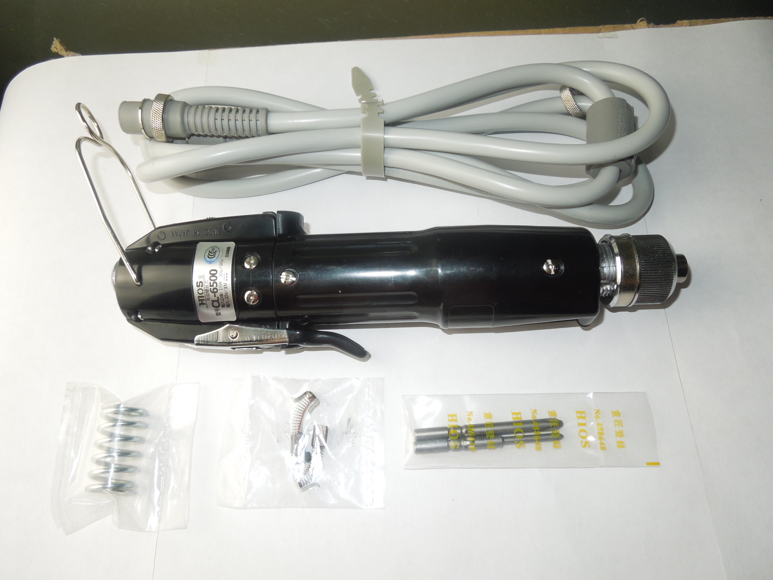 6500新款HIOS电动螺丝CL-6500/好握速电批/HIOS CL-6500电批常规