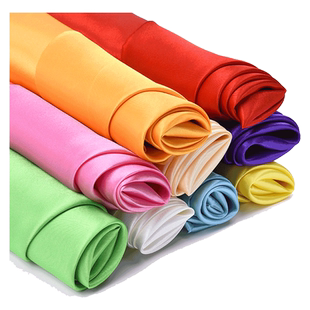 绸缎布料缎面色丁丝绸布红布礼盒内衬里布绸子碎布头清仓处理面料