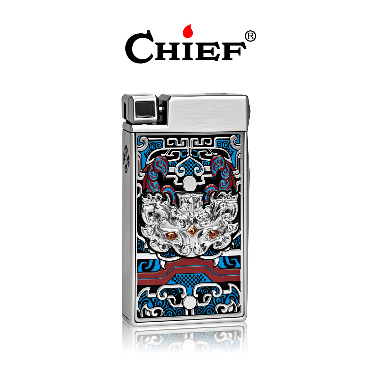 【首创系列-火柴式点火】Chief首领煤油电弧打火机独创造型