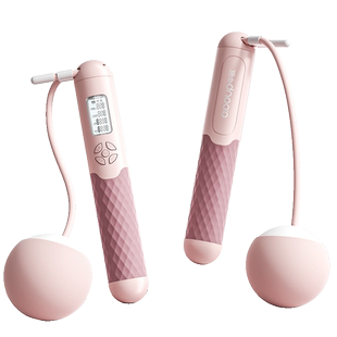 可计数款无绳跳绳减肥成人专用钢丝长绳专业大人负重跳神女生健身