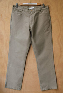 包邮 男装 长裤 33码 上班裤 特价 纯棉宽松直筒中高腰工作裤 休闲裤