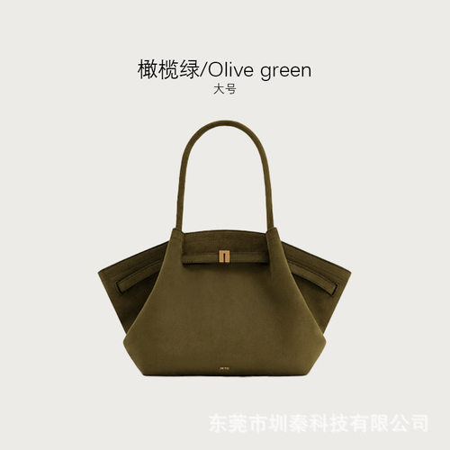 JW PEI 2025新款饺子包大号麂皮绒软包时尚女手提肩背腋下托特包