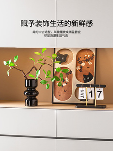 入户玄关摆件轻奢高档装饰画入门鞋柜客厅彷真花高级感绿植摆台