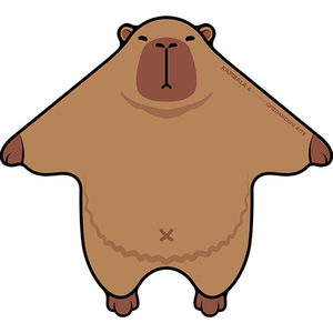 新款国潮网红卡通卡皮巴拉微风易飞手持线轮盘小儿童风筝大人专用