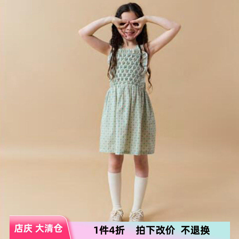 锦小和ginger snaps女童小香风连衣裙2025夏儿童花朵洋气吊带裙子,童装/婴儿装/亲子装,连衣裙,淘宝优惠券,粉丝福利购,淘宝优惠卷