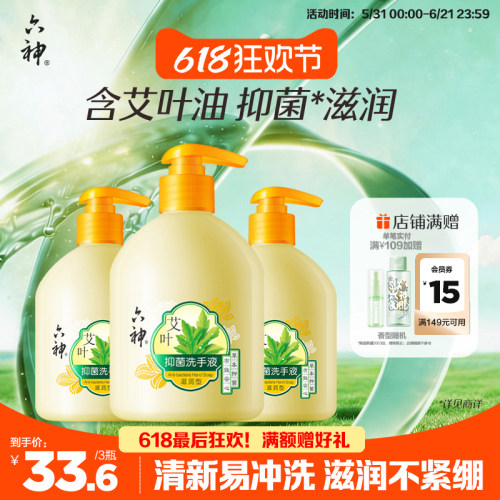 六神杀菌消毒家用洗手液