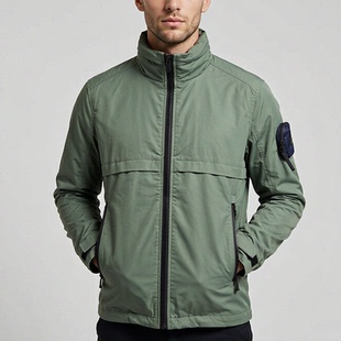 L-XL穿 NORTH SAILS 男款防风薄款风衣外套765