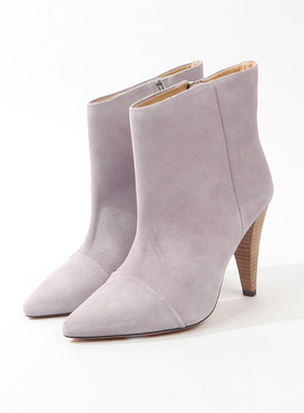 37码 IR0O 紫罗兰细麂皮时装靴 830