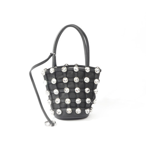 AL0EXANDER WA0NG 欧美时尚水钻羊皮手提包 1885