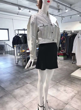 M-小L穿 IR0O 帅气短款牛仔外套 710