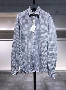 S-M穿 B.D.BAGGIES 男款帅气格纹衬衣 388
