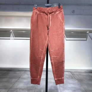 棕红色系带休闲裤 BEARD VERONICA 570 M穿