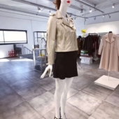 885 洋气小流苏点缀羊皮皮衣 M穿 MAXX