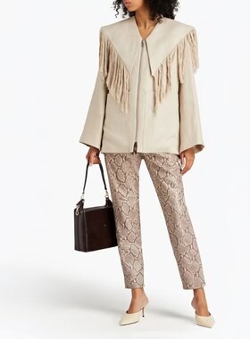 S-小L穿 BY MALENE BIRGER 欧式流苏洋装外套 810