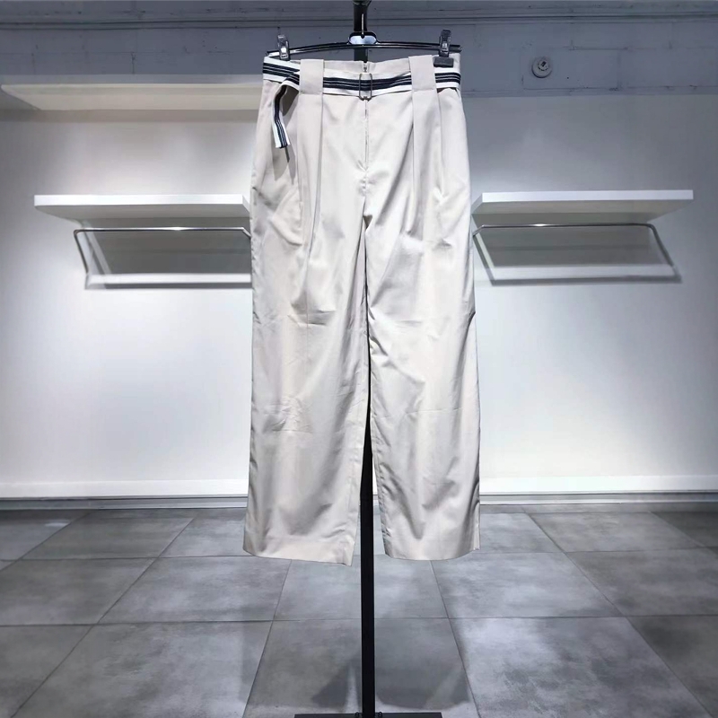 S-M M-L穿 SAXX 米白色细棉休闲裤 570