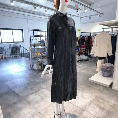 S-M穿 PI0NKO 油润皮革洋装连衣裙 730