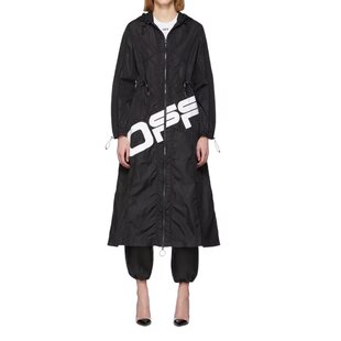 M穿 风衣 OFF 优雅LOGO洋装 2180 WHITE