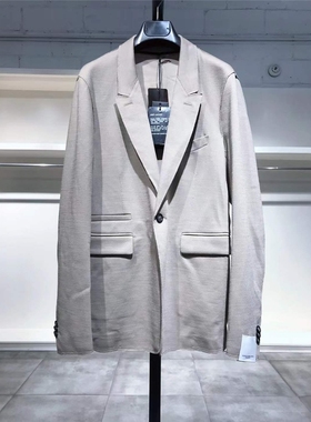 XS-S穿 PAOLO PECORA 男款灰色洋装外套 710