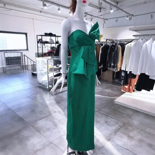 M穿 连衣裙 MARCHESA 深绿色时装 1388 NOTTE