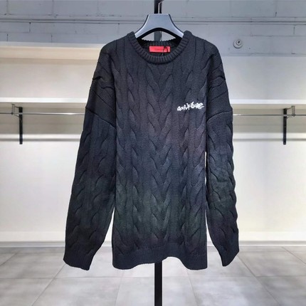 S-L穿 ACUPUNCTURE 时尚渐变羊毛针织衫 699