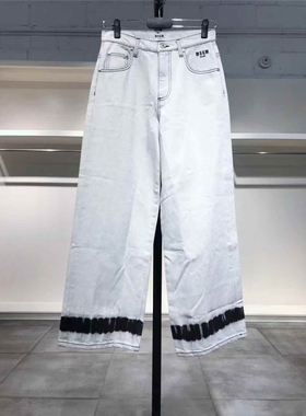 S-M穿 MSGM 时尚细棉仔裤 710