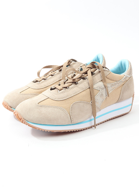 6码 DI0ADORA HE0RITAGE 浅卡其系带休闲鞋 420