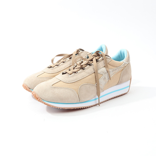 6码 DI0ADORA HE0RITAGE 浅卡其系带休闲鞋 420