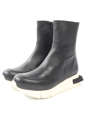 36码 PA0LOMA BA0RCELO 油润牛皮时装短靴 710