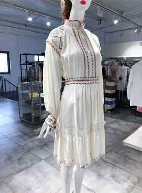 M-L穿 ET 异域立体织花洋装连衣裙 1980