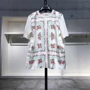 小M 印花洋裝 BURCH 歐式 TORY 絲衫 620 小L穿